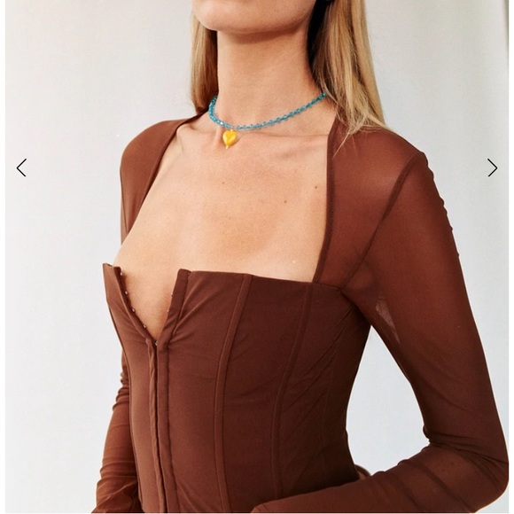 With Jean Al Top in Chocolate - Picture 2 of 8